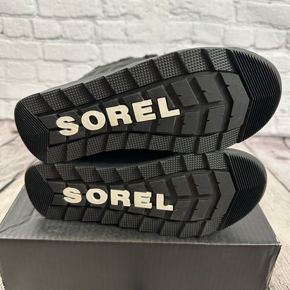 Sorel Whitney II Tall Lace Up Boot Waterproof & Insulated Black 6.5 NEW - Picture 9 of 9